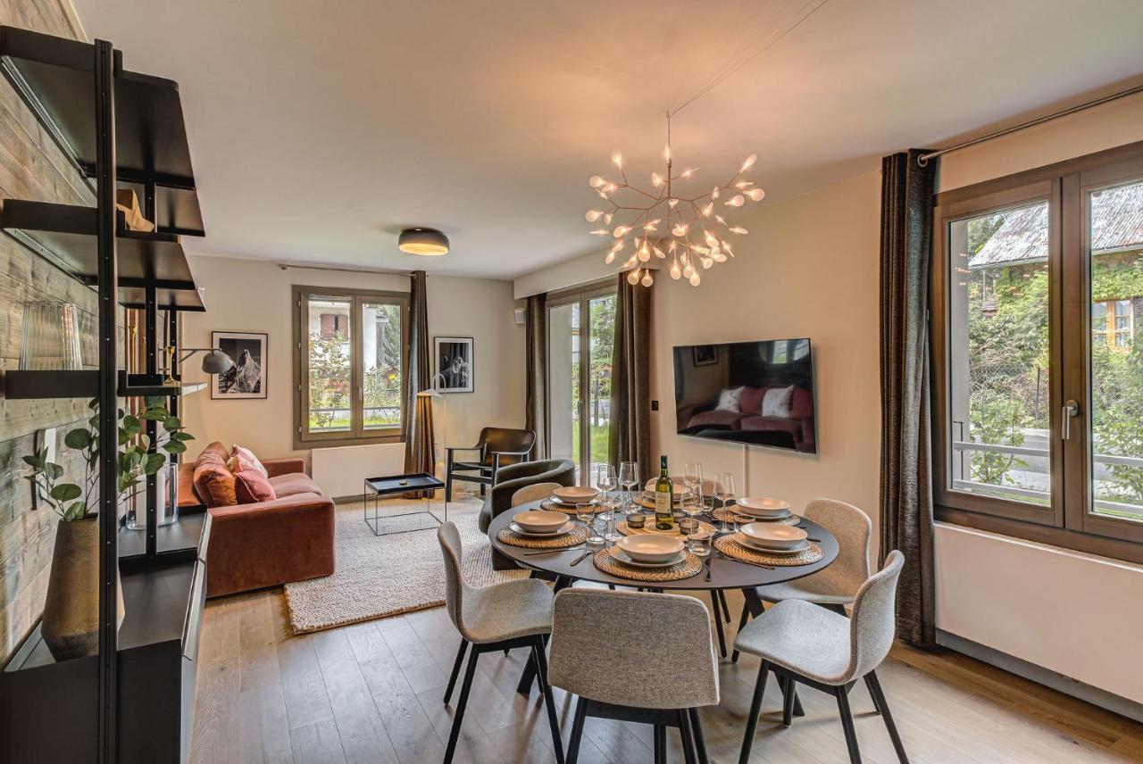 White Pearl A05 Modern Apartment Chamonix Alpes Travel Sleeps 4 To 6 Εξωτερικό φωτογραφία